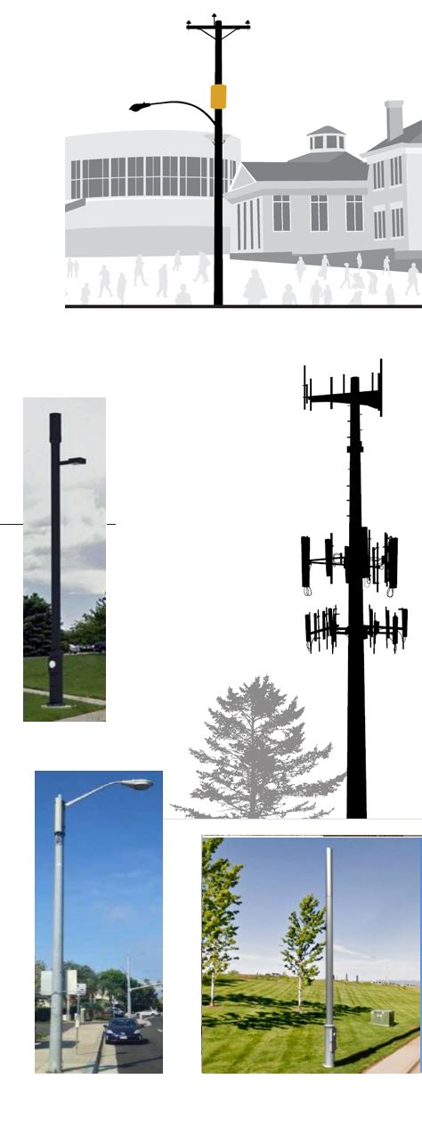 Small Cell Site Collage